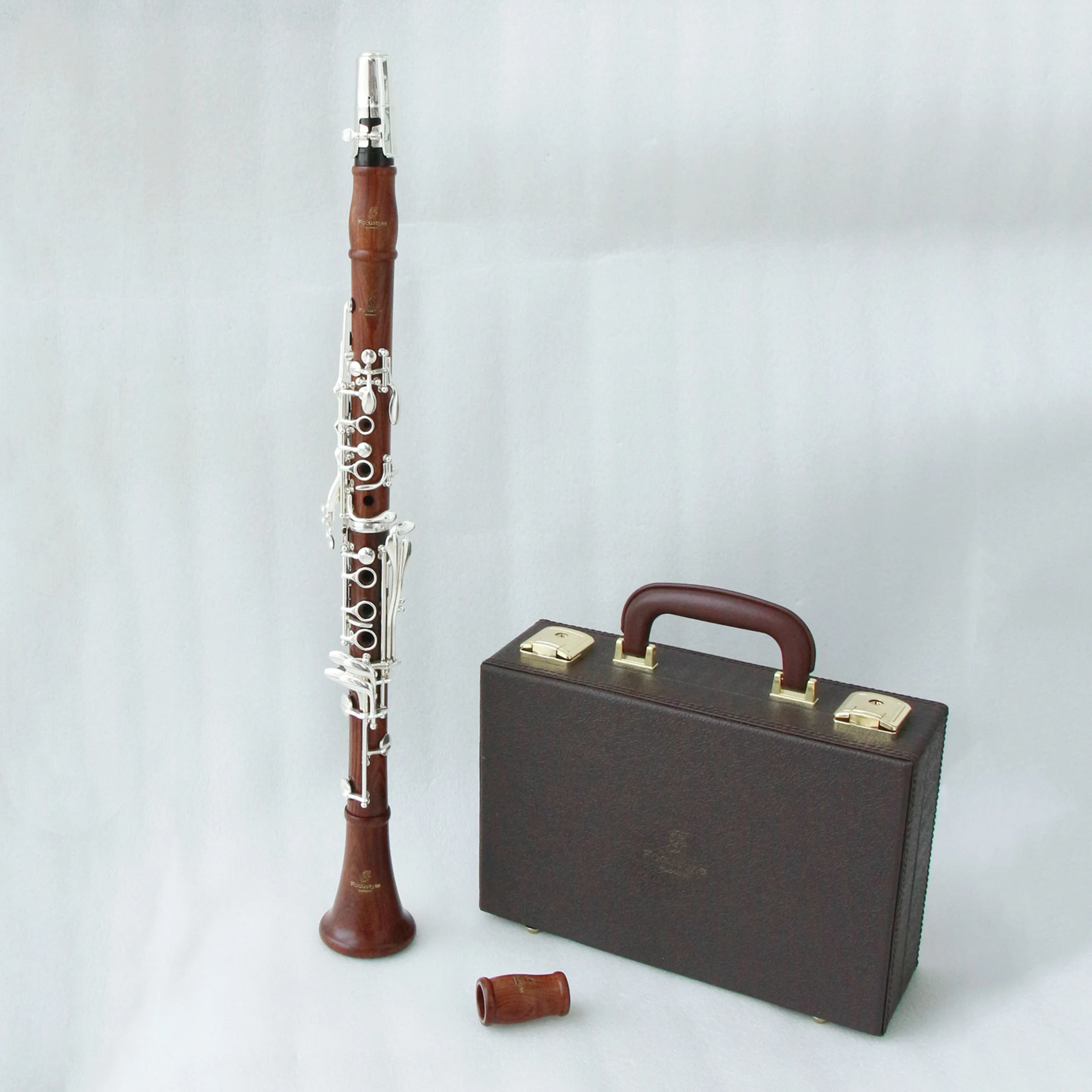 

Rosewood clarinet for sale good performance bb clarinet 17keys silver plated rosewood clarinet