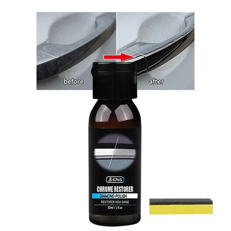 

Metal Polish Restorer Car Metal Polish Restorer 30ml Restore Shine And Remove Rust Metal Polish Cleaner For Chrome Plated