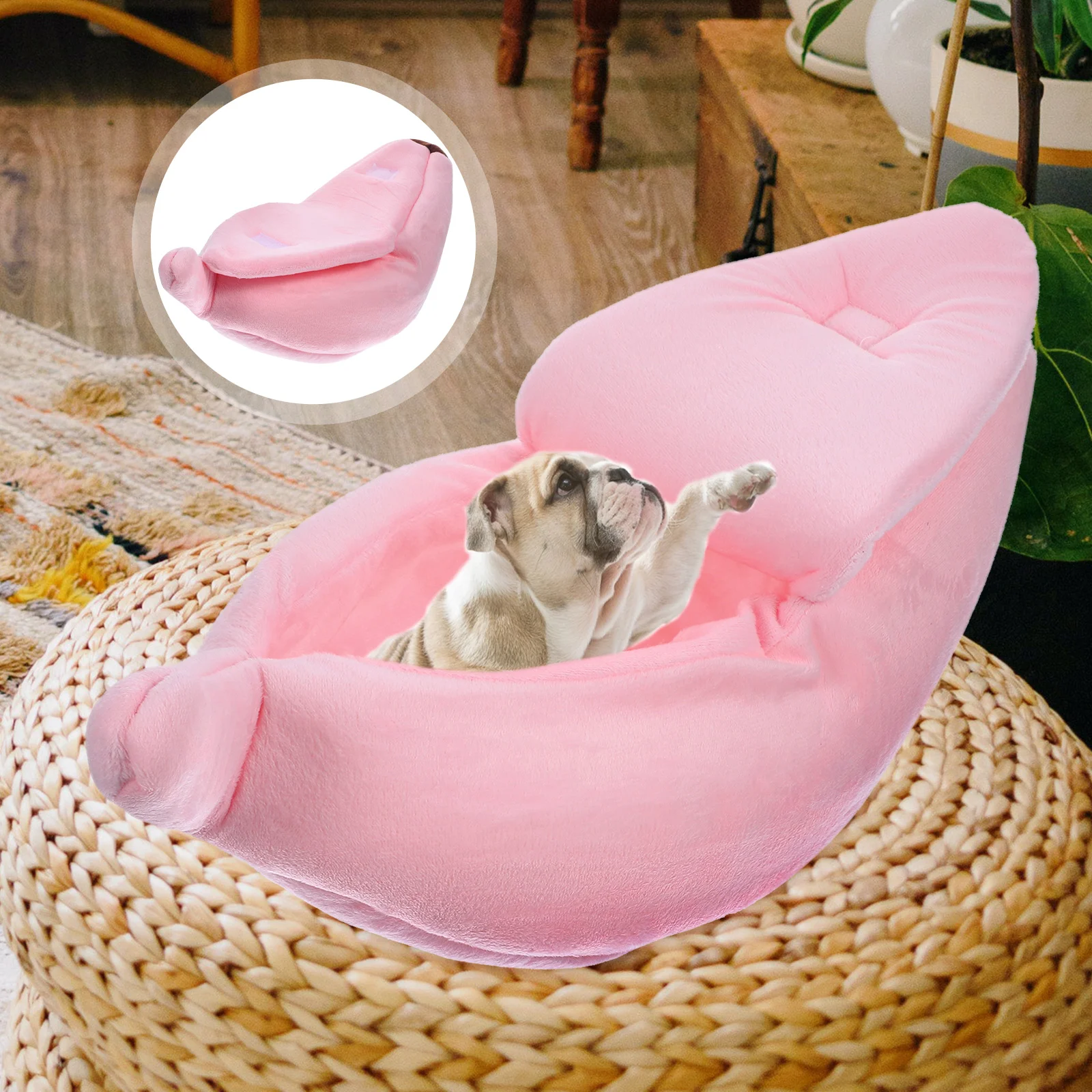 Банановая кровать для домашних животных удобные спальные кровати собак шиншиллы