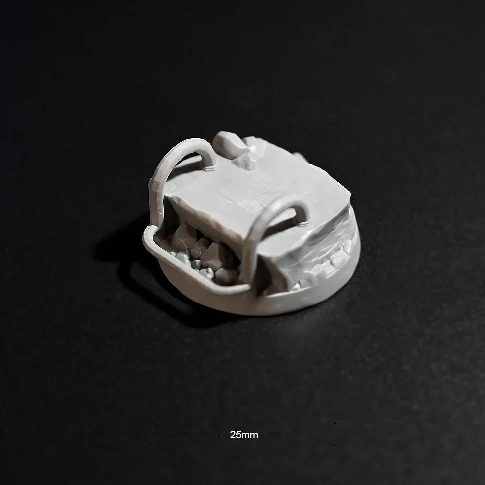 Калибр 25 мм наборы моделей из смолы бесцветная и самособранная 3D-печать TD-6597/3D