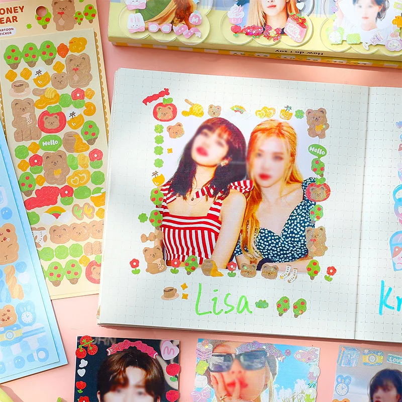 

DIY Cute Milk Puff Series Cartoon Series Cute Boxed Cute Stickers Planner Scrapbooking Stationery Japanese Diary Stickers