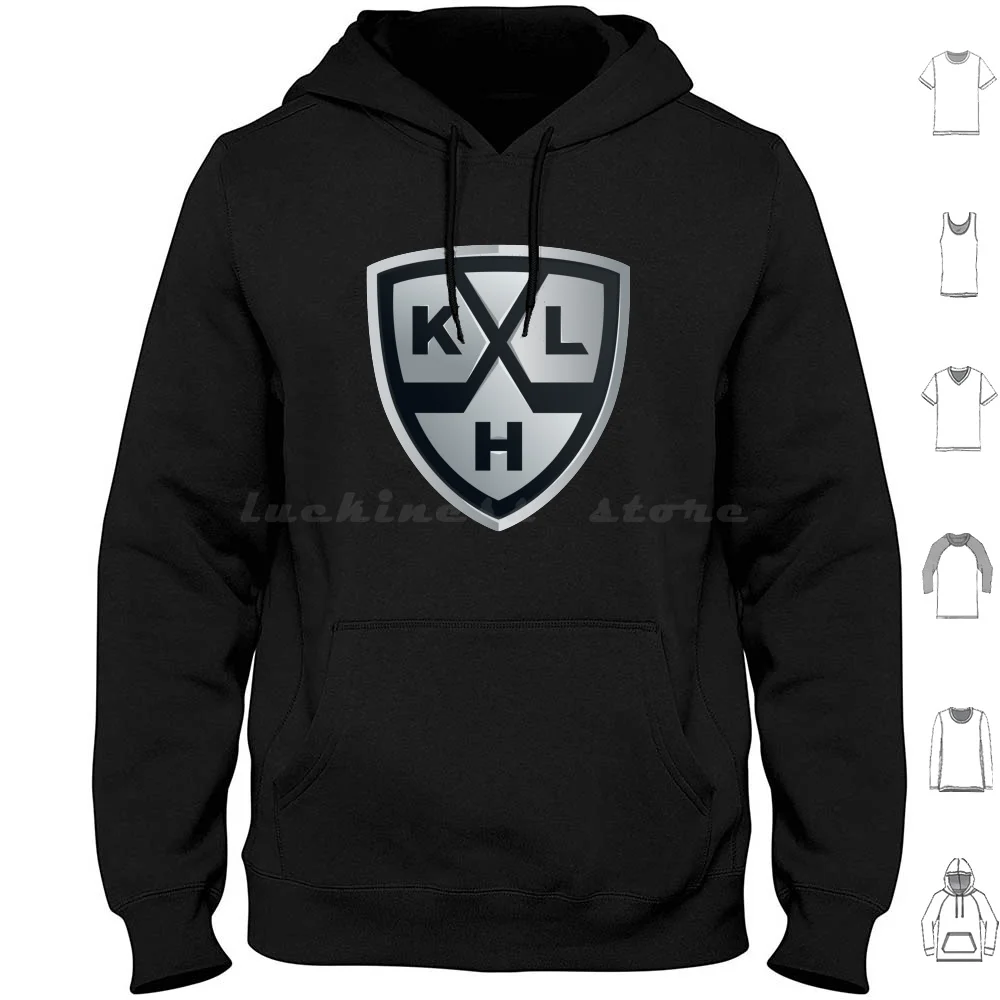 

Хоккейная толстовка с логотипом Khl, Хоккейная Толстовка с длинным рукавом, логотип Khl, логотип Khl