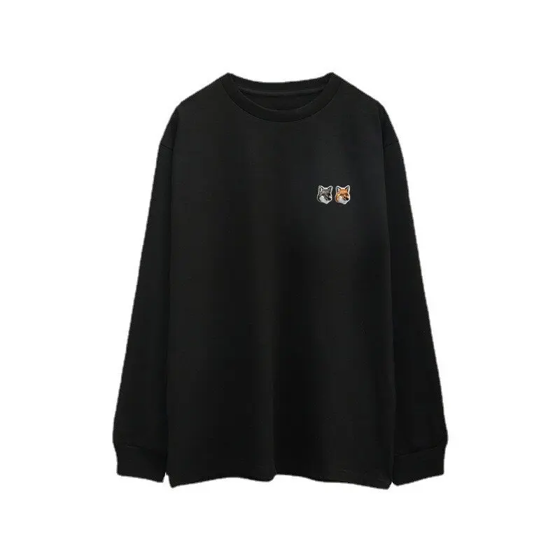 

New Autumn/winter 2022 Pure Cotton Blazer Fox Head Embroidered Men's and Women's Fashion Casual Long Sleeve Oversized Top