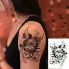 Татуировка руки татуировка временная татуировка наклейка поддельная Татуировка водостойкая тату Цветок на руку наклейка планирование стикер волк