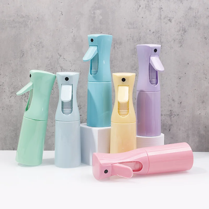 200ml&300ml Capacity High pressure Plastic spray Bottle Continuous Watering can used for Hair Stylist Hairdressing