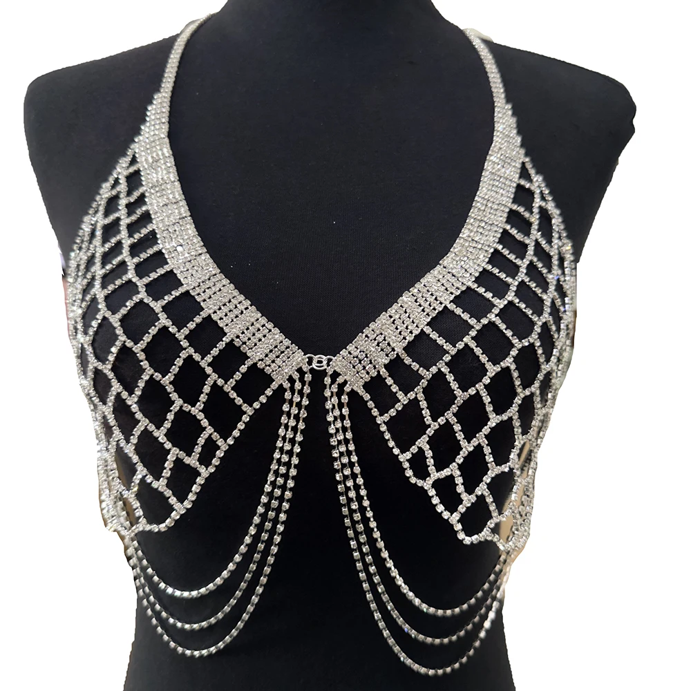 CUIER сексуальный женский бюстгальтер с бахромой со стразами