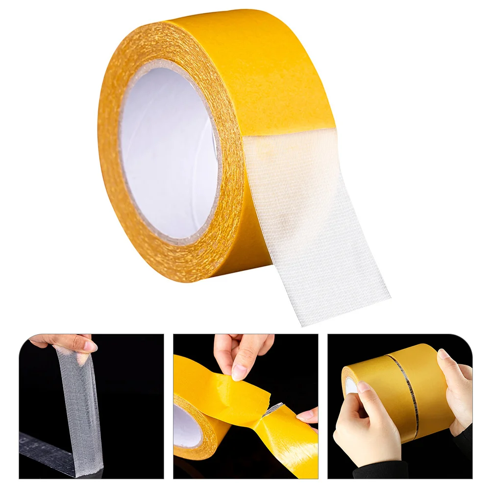 

1 Roll Portable Sealing Tape Multi-purpose Carpet Tape Double-sided Rug Tape