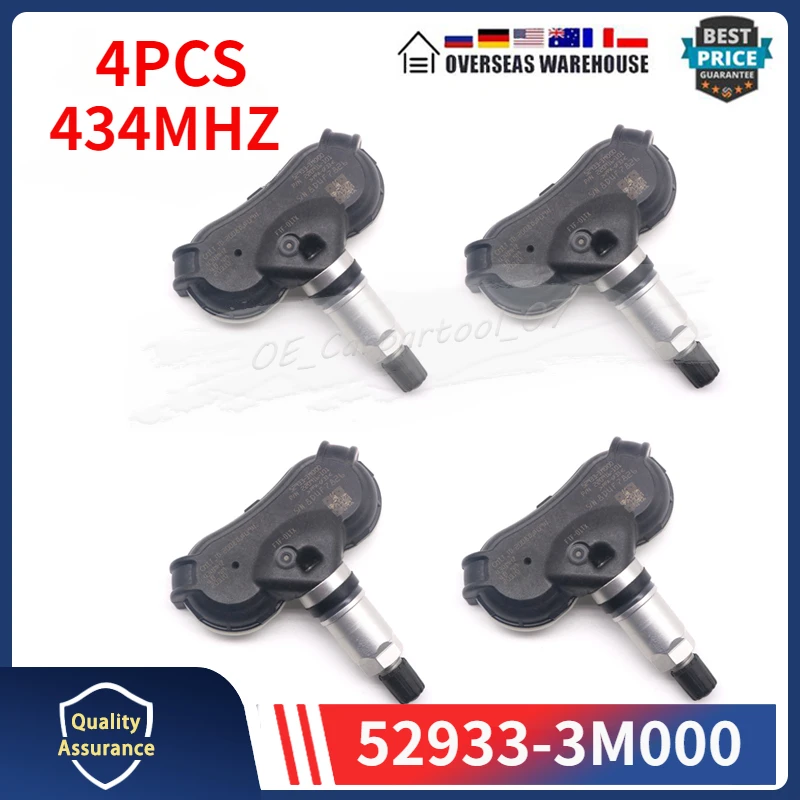 52933-3M000 529333M000 для 2008-2014 Hyundai Genesis [BH] 2010-2014 Kia Sportage [SL] 434 МГц TPMS датчик давления в шинах