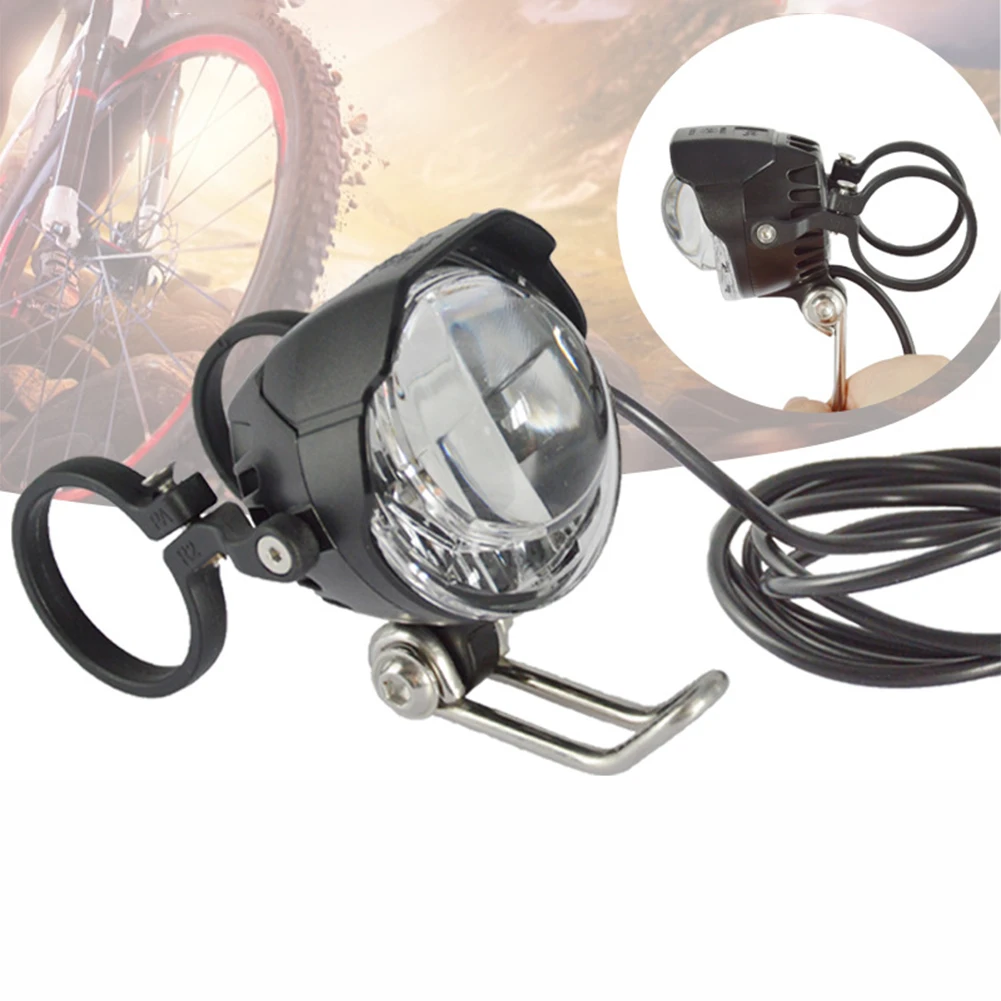 

Electric Bike Front Light Switch Set 12V-56V Built-in Speaker Headlight Ebike Electric Mountain Bicycle Headlight Horn Kit
