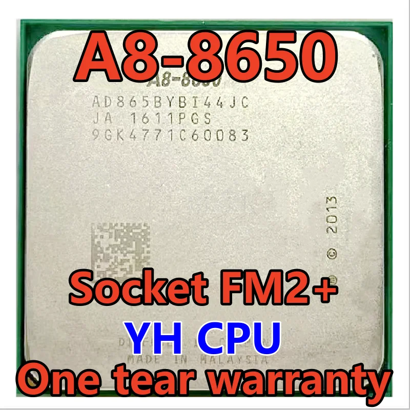 

A8-8650 A8 8650 3.2 GHz Quad-Core CPU Processor AD8650YBI44JC Socket FM2+