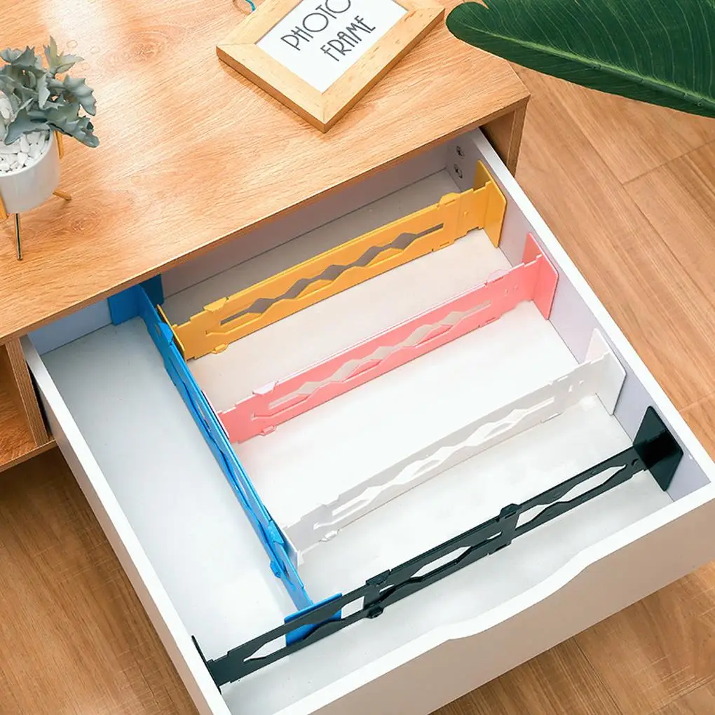 

Retractable Drawer Divider Adjustable Drawers Partition Board Expandable Home Kitchen Organizer