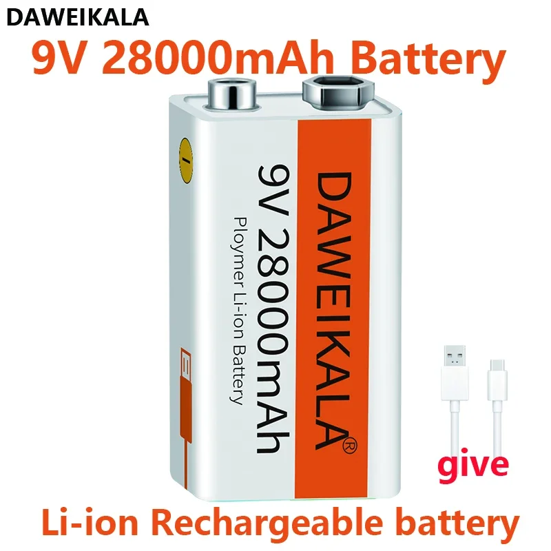 Литий-ионная аккумуляторная батарея 2024 9 в 28000 мАч