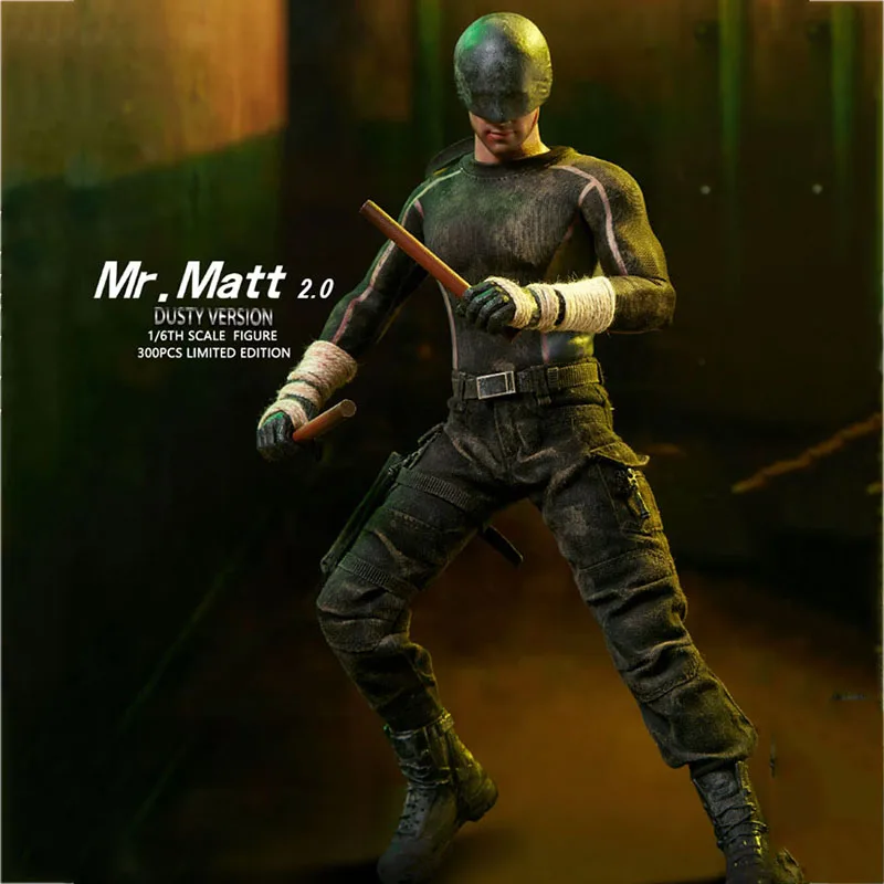 

HOT HEART FD010 1/6 Scale Mr. Matt The Dark Warrior Rescue Uniform Male Solider Action Figure Model for Fans Gifts