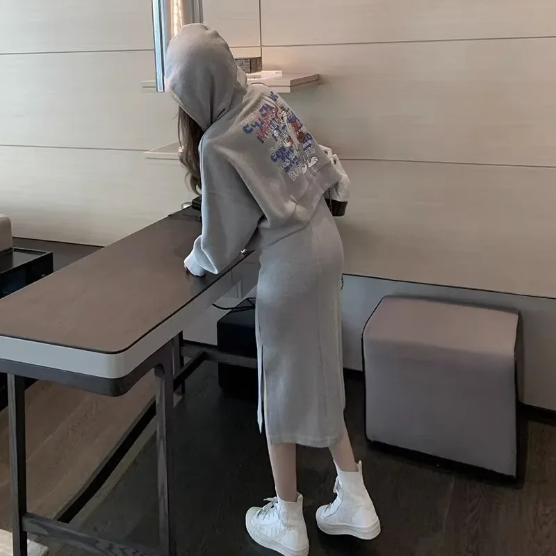 Повседневная винтажная юбка больших размеров комплект из 2 предметов женская