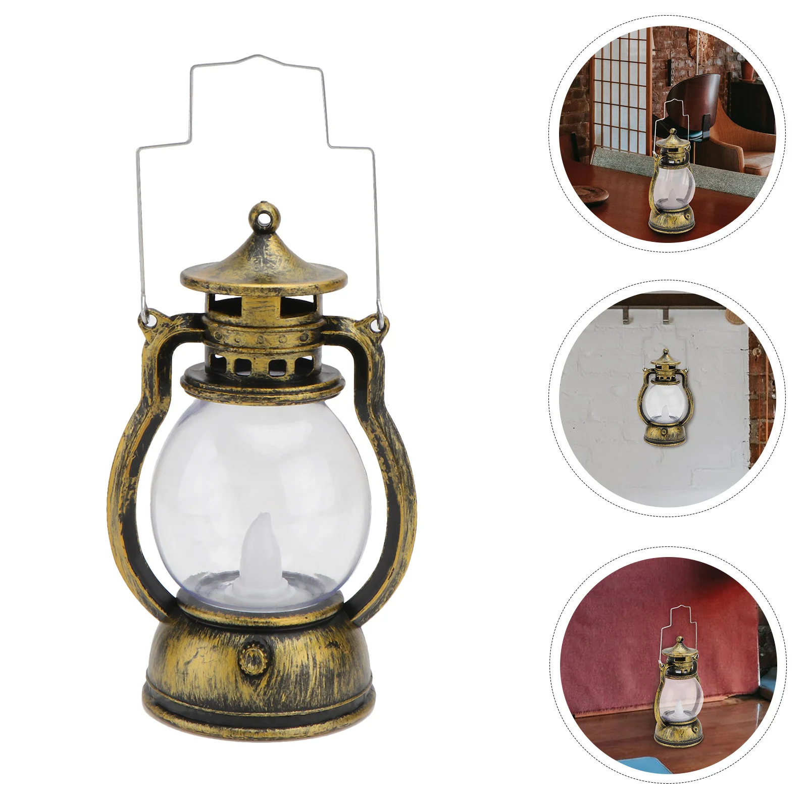 

1pc Vintage Style Lantern Decor Multipurpose Lantern Decor Lamp Ornament