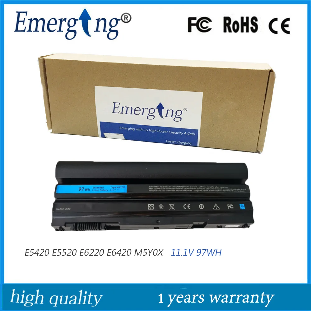 

Оригинальный аккумулятор для ноутбука M5Y0X T54FJ N3X1D P9TJ0, 11,1 В, 97 Вт/ч, для Dell Latitude E6420 E6520 E5520 E5420 E6430 E6530 NHXVW P8TC7