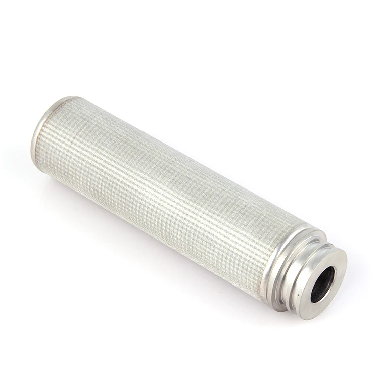 

8mm pleated wire mesh screen 100 micron stainless steel sintered fiber tube filter element cartridge