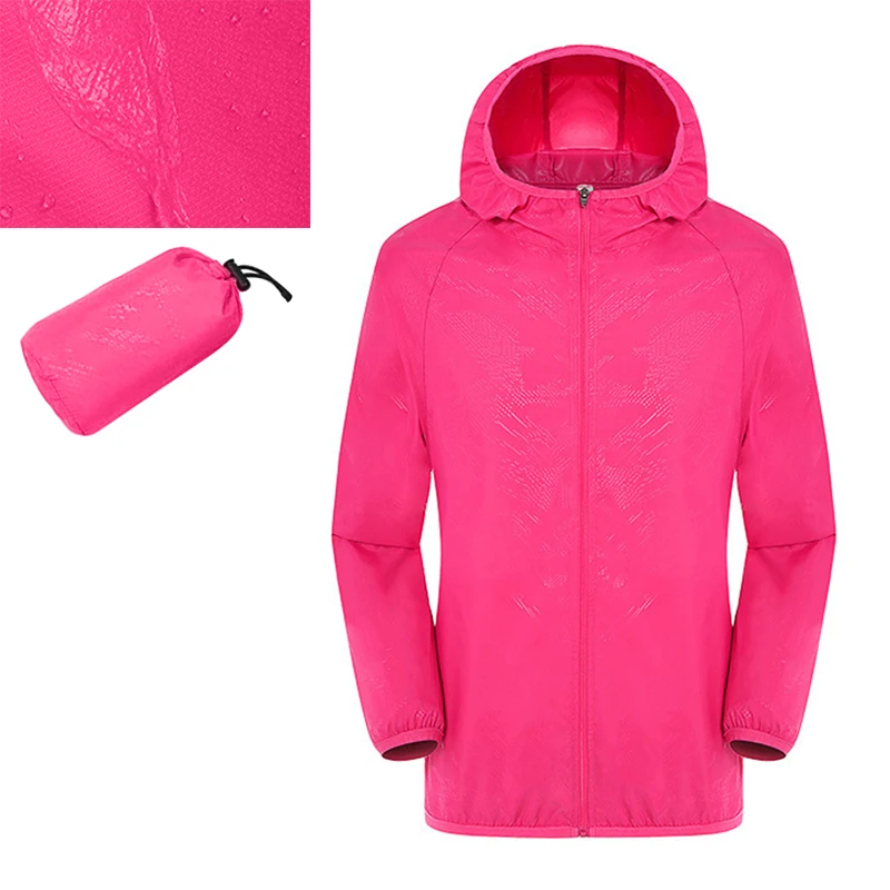 

Men's Women's Quick Dry Hiking Jacket Waterproof Sun UV Protection Coats Outdoor Sports Fishing Skin Jackets