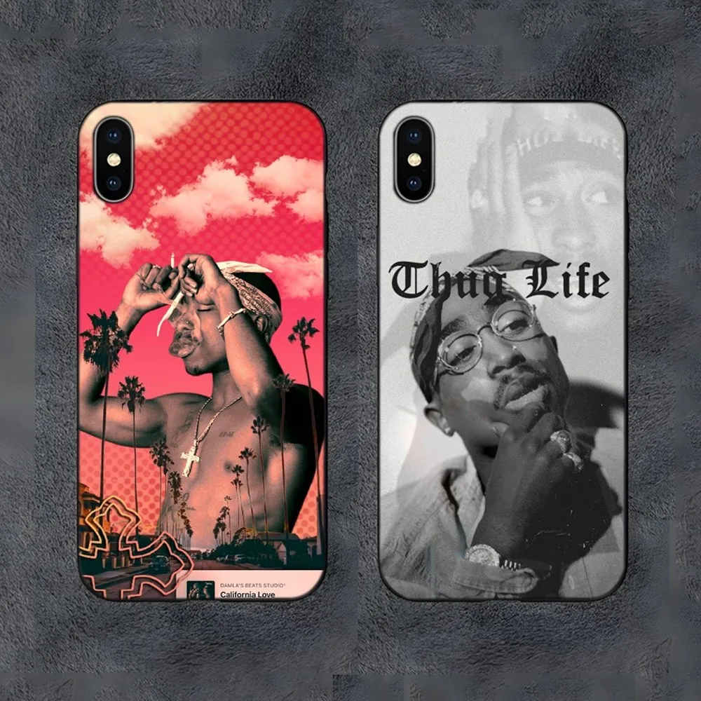 Чехол для телефона Rapper T-Tupac Shakur Samsung S24 S21 S22 S23 S30 Ultra S20 Plus Fe 10 9 Стандартный