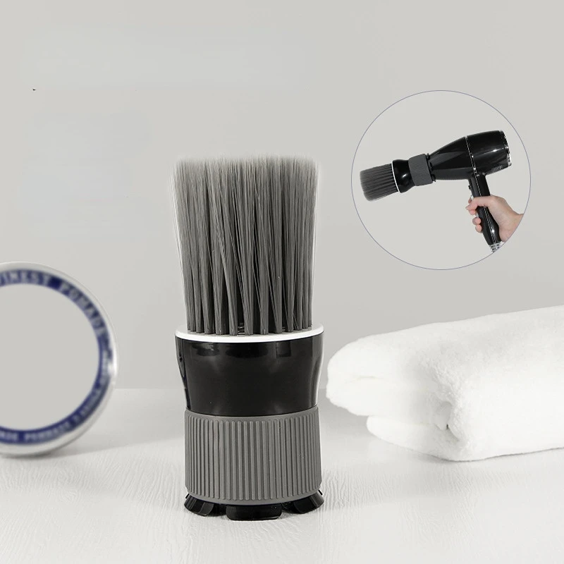 

1pc Hair Dryer Brush Hair Salon Cleaning Sweep Hair Broken Brush Hair Cyclone Brush Clean Soft Brush Salon Equipment Tool