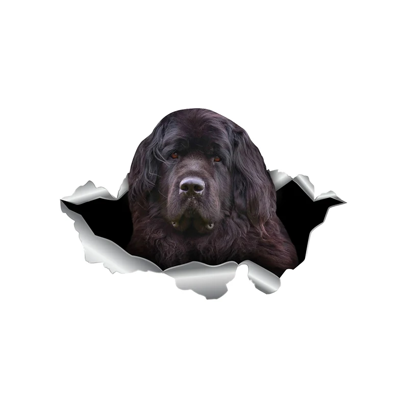 

V1118# Car Sticker Newfie Dog Pet Animal Waterproof Vinyl Decal Auto Accessories Decor Pegatinas Para Coche