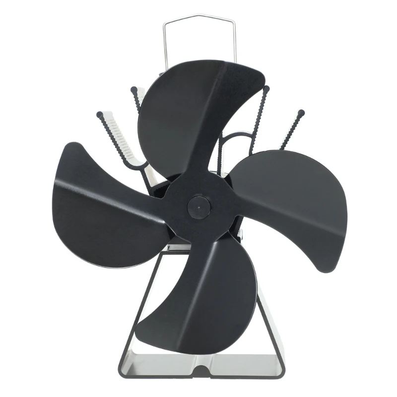 

Heat Powered Stove Fan for wood Stove / Log Stove /Fire Faster Speed Fan R7UA