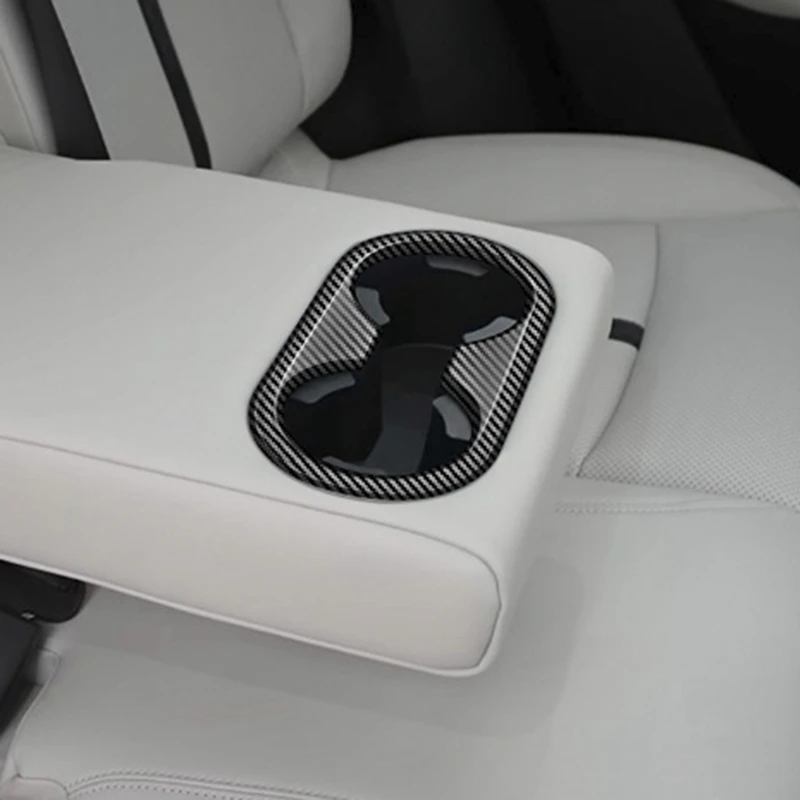 Задняя центральная консоль задняя крышка отделка держатель для водяного стакана