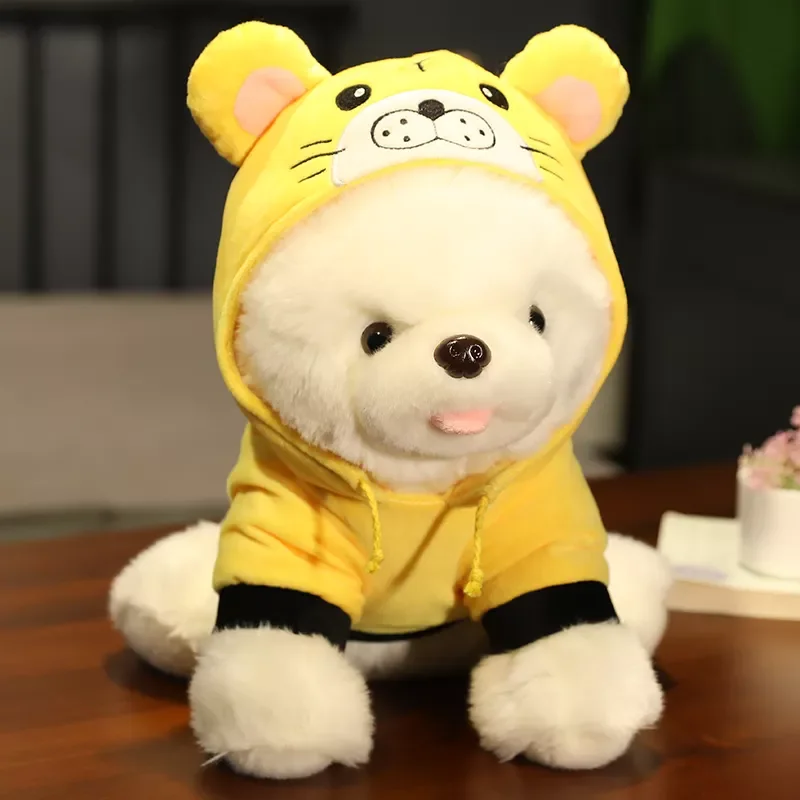 

25/35CM Stuffed Simulation Dog Plush Hiromi Lovely Puppy Pet Toy Soft Dress up Animal Toys Plushie Children Kids Birthday Gifts