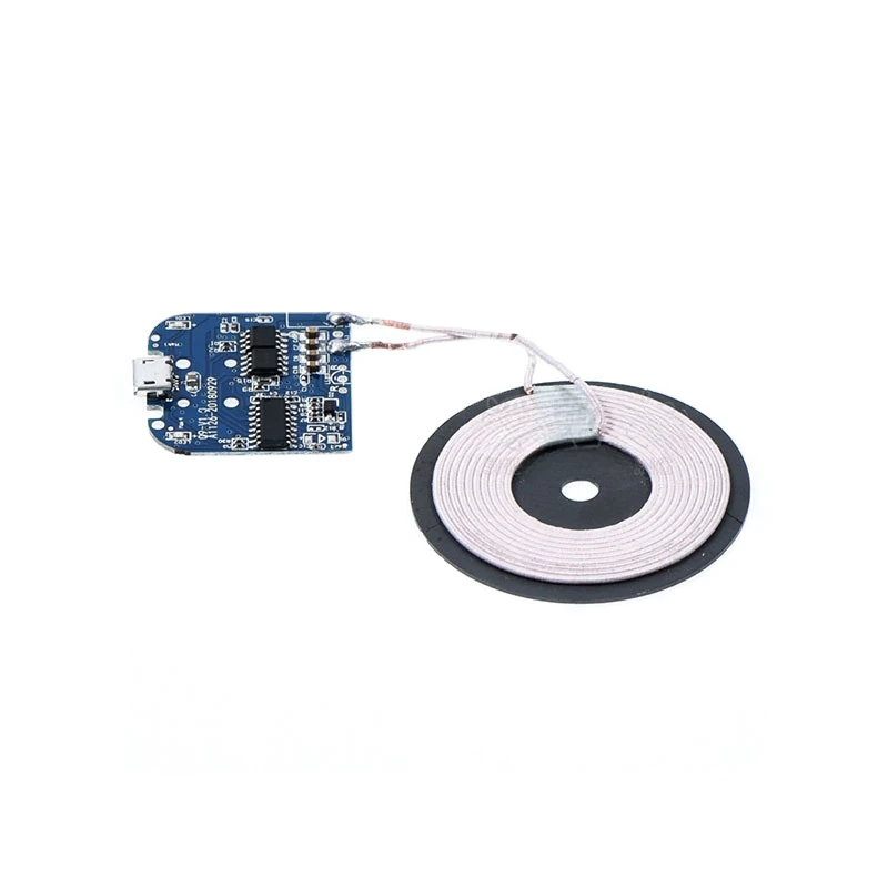 

Qi Wireless Charging Standard Receiver Charger Module For Micro USB Mobile Phone Charger Board DC 5V 2A 10W Electronic Diy