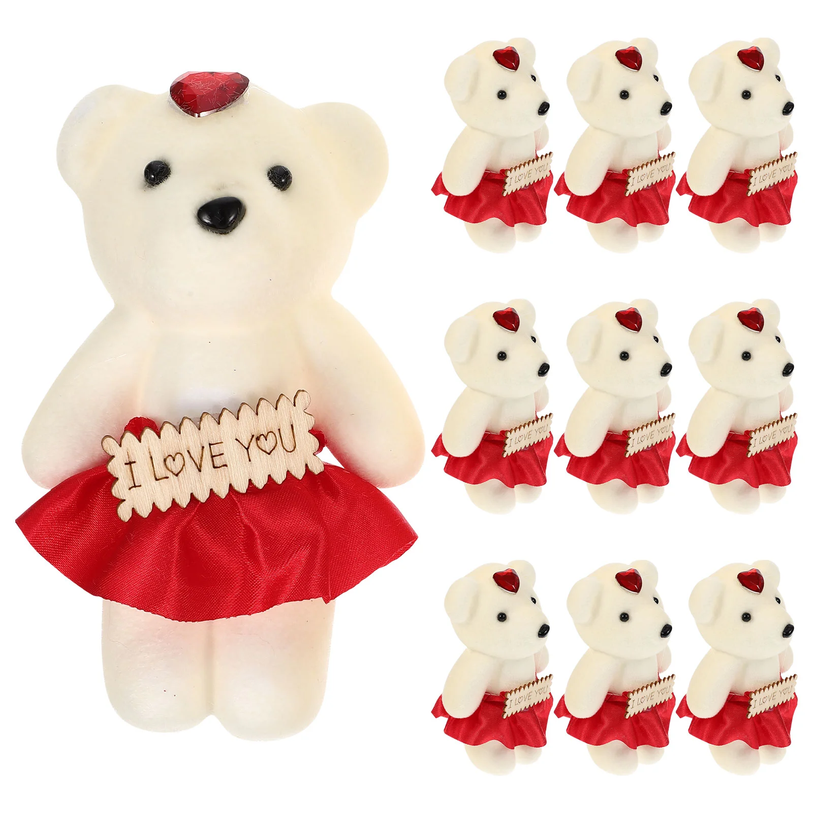 

Foam Graduation Wedding Flower Bears Figurine Party Figure Bouquet Gift Craft Day Shape Valentines Toydecoration Diy