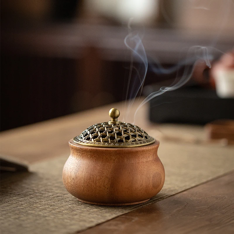 

Modern Wood Incense Burner Mould Cute Mini Diffuser Mild Incense Burner Art Aesthetic Quemador De Incienso Household Products
