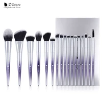 ducare 17pcs makeup brushes set high quality powder foundation eyeshadow brush cosmetic tools natural hair brochas maquillaje