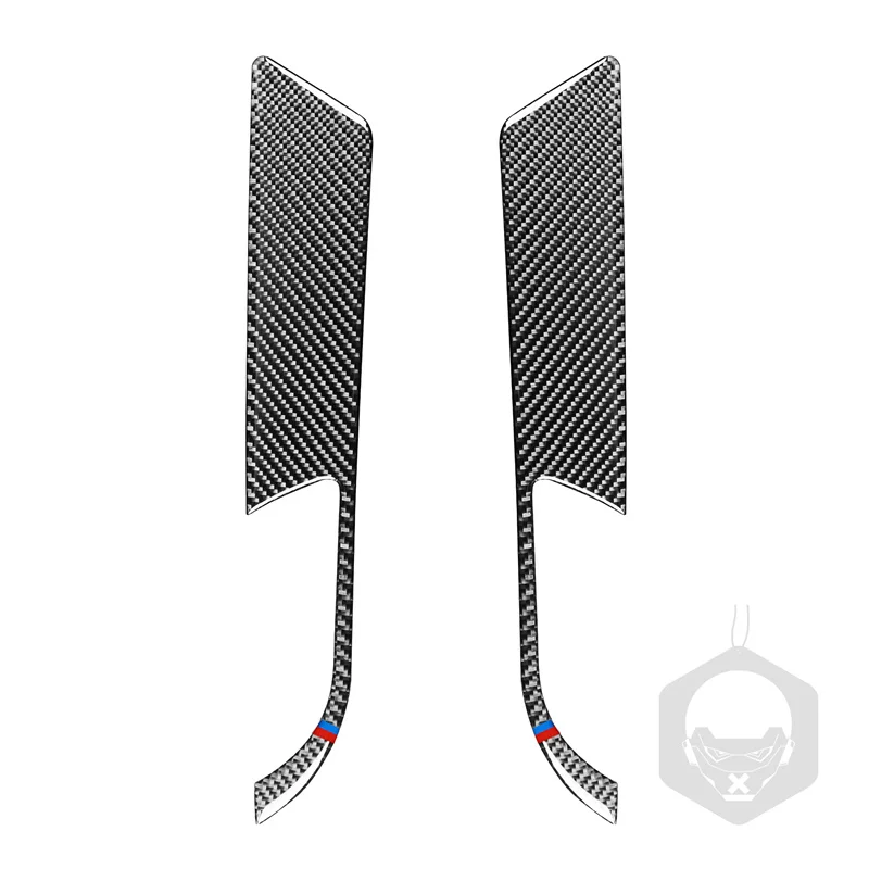 

Наклейки из углеродного волокна черного цвета для BMW Z4 E89 2009-2016, внутренняя дверная панель, декоративная отделка, защитные аксессуары для интерьера