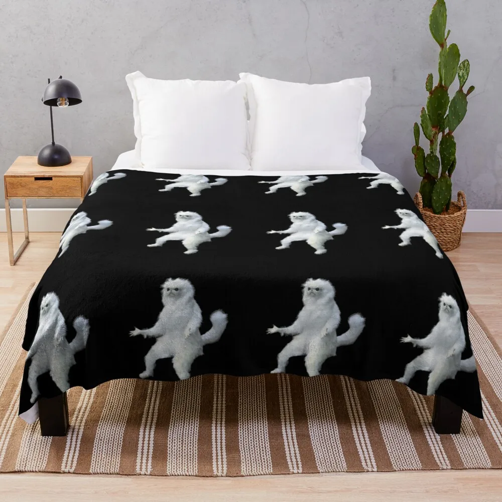 

Persian Cat Room Guardian Meme Throw Blanket luxury brand blanket couple sheep wool blanket travel blanket sofas