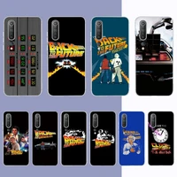 movie back to the future phone case for samsung s21 a10 for redmi note 7 9 for huawei p30pro honor 8x 10i cover