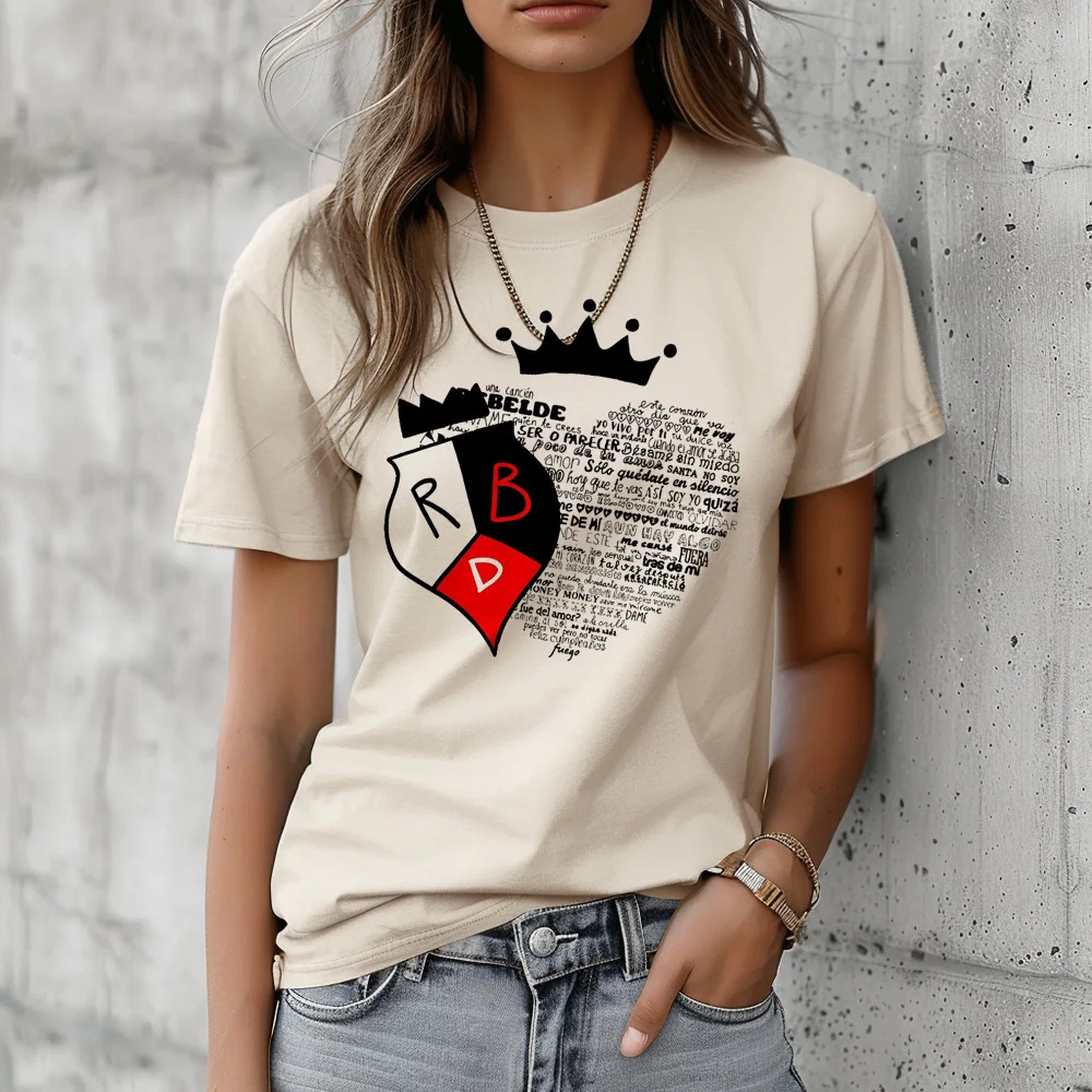 Rbd Топ для женщин японский harajuku Графический Тройник Женская аниме одежда