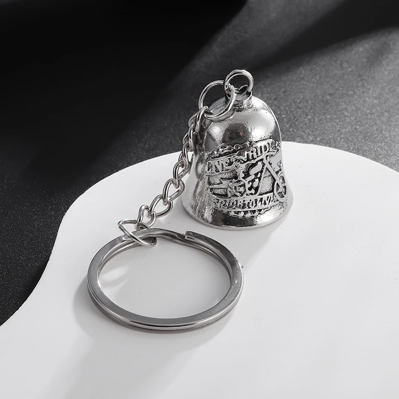 Брелок в стиле ретро панк с эффектом пламени для мужчин персонализированный