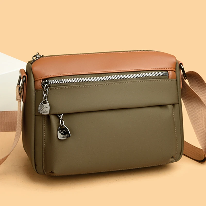 Сумка-мессенджер Женская тканевая брендовый портфель большой вместимости