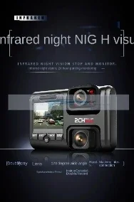 360-градусный панорамика 4K автоматическая линза Dubbele записывающее устройство Hd