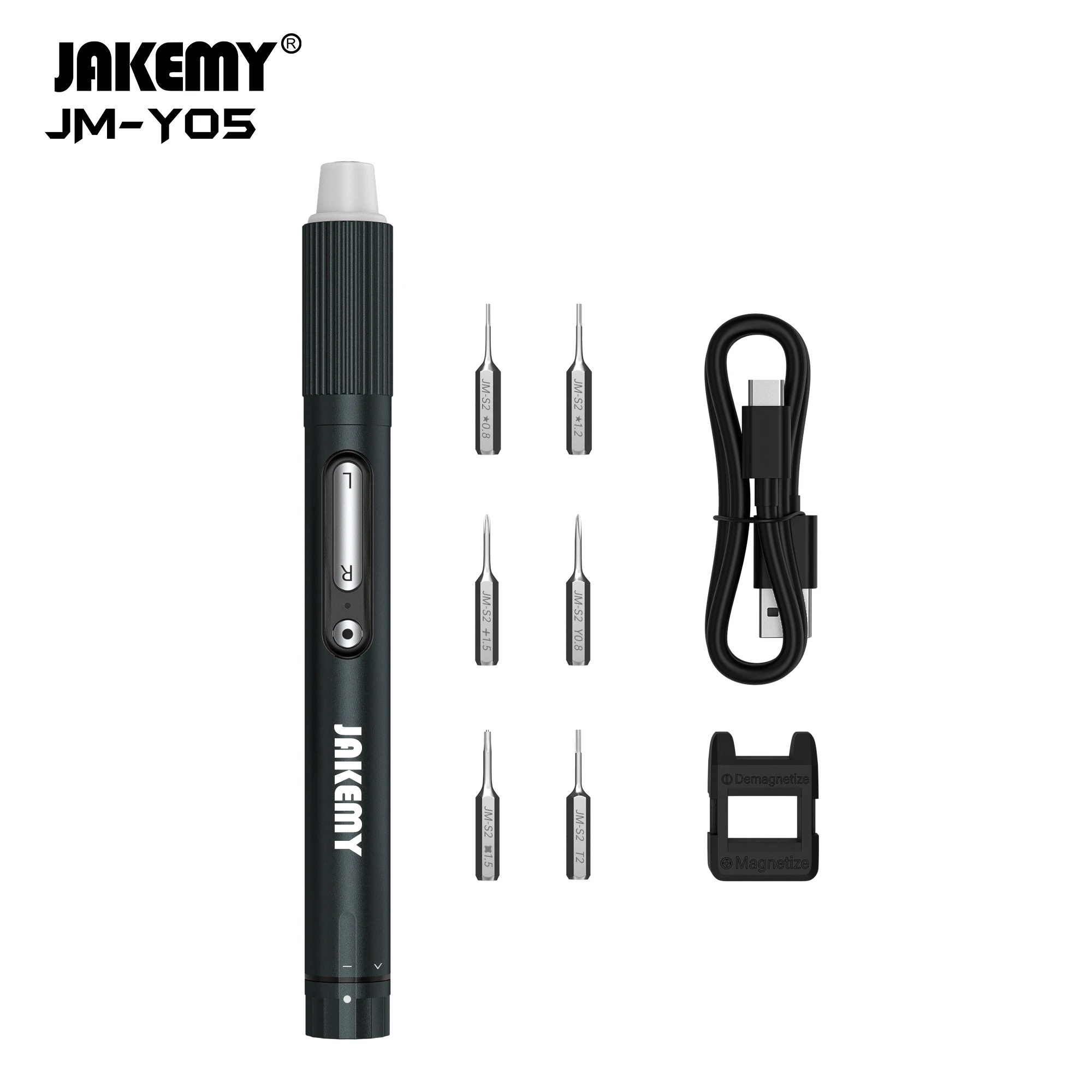 

JAKEMY JM-Y05 Precision Electric Screwdriver Set DIY Repair Tool Type-c Charge for Mobile Phone Camera Laptop Home Improvement
