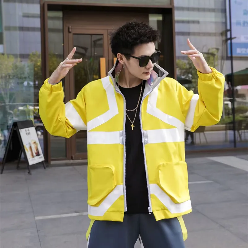 

Anime Cyberpunk Edgerunners David Martinez Cosplay Costume Coat Unisex Uniforms Hoodie Zipper Collar Jacket Carnival Halloween