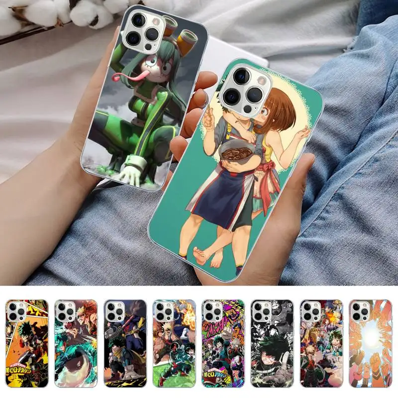 

My Hero Academia Phone Case for iPhone 11 12 13 mini pro XS MAX 8 7 6 6S Plus X 5S SE 2020 XR case