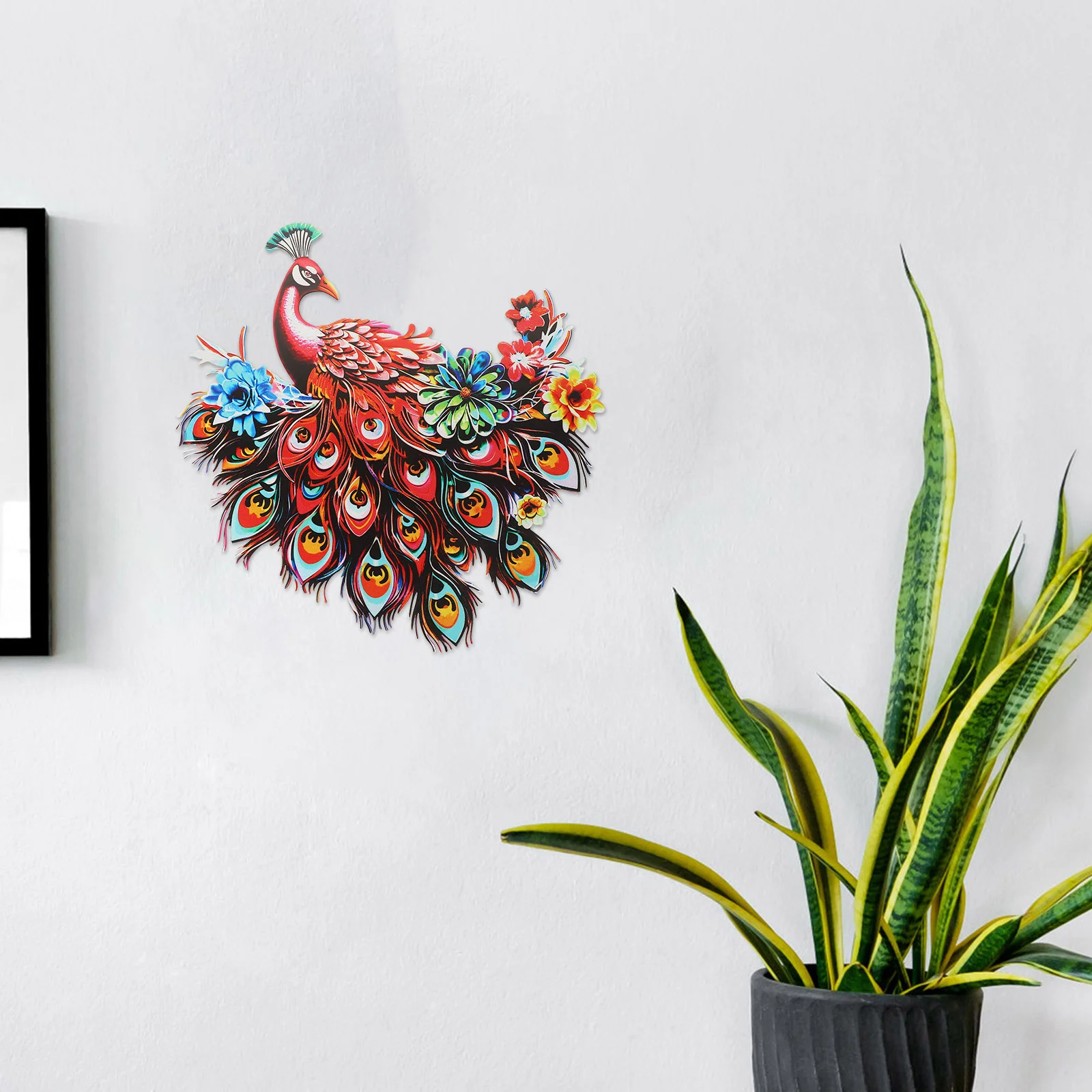 

Bird Wall Decoration Crafts Peacock Hanging Outdoor Decorations Iron Sculptures