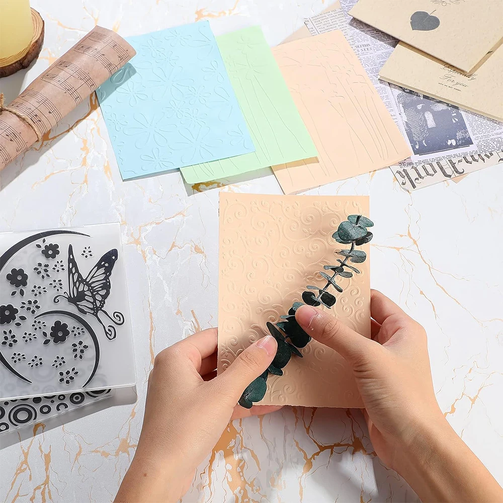 15-стильная Пластиковая Папка Для Тиснения Сделай Сам Художественные Поделки