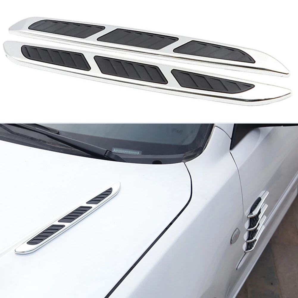 

Car SUV Hood Stickers Exterior Hood Side Air Intake Flow Vent Cover Decorative Auto Exterior Decoration Styling Accessories