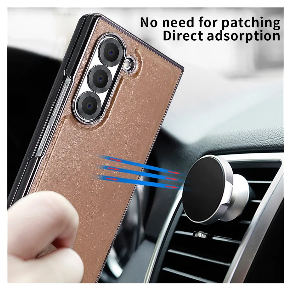 Чехол для телефона со встроенной защитной пленкой экрана Samsung Galaxy Z Fold 6 5 4 3 Fold6 Fold5