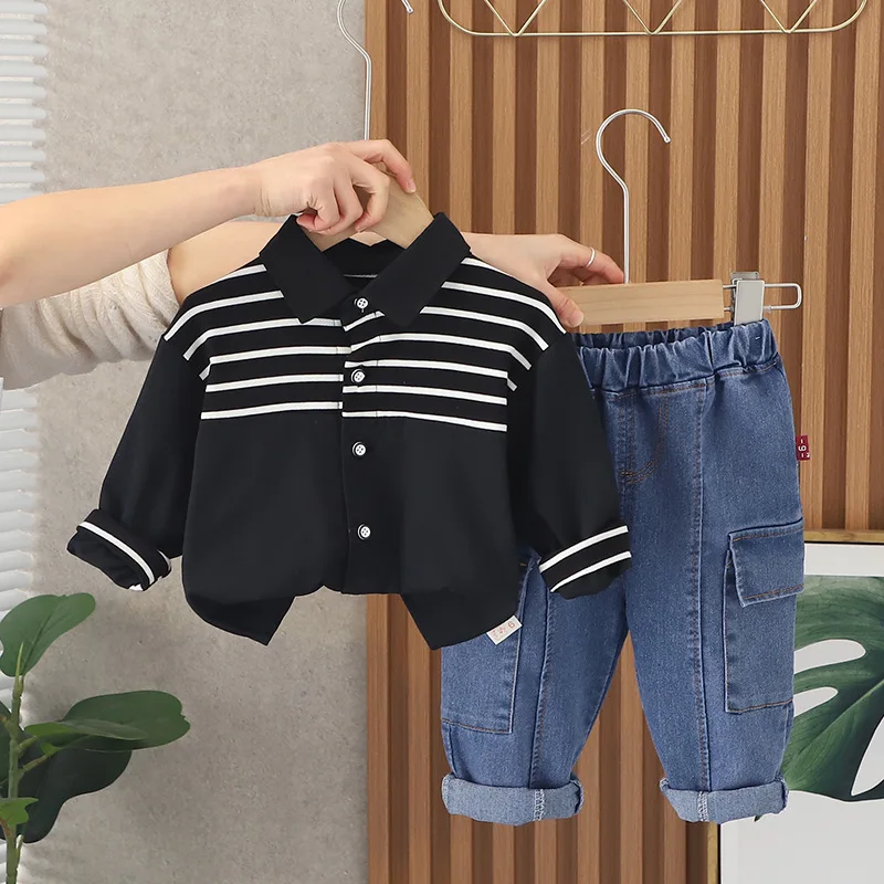 

KEAIYOUHUO Spring Fashion Children Baby Boys Girls Clothes Set T-shirts+Pants 2Pcs Outfits Long Sleeves Clothing For Girls 1-5 Y