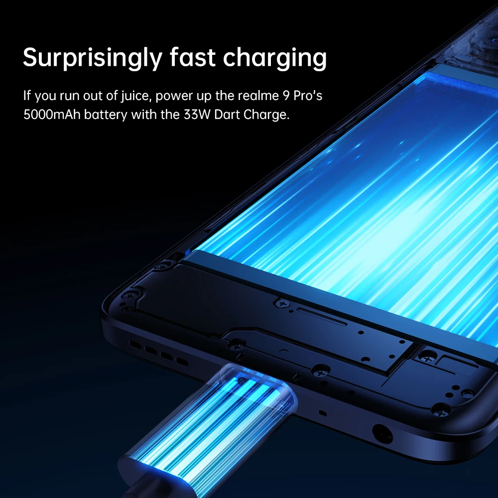 realme 9 pro 5g smart phone 8gb ram 128gb rom mobile phone qualcomm snapdragon 695 120hz 33w super charge 5000mah mega battery free global shipping