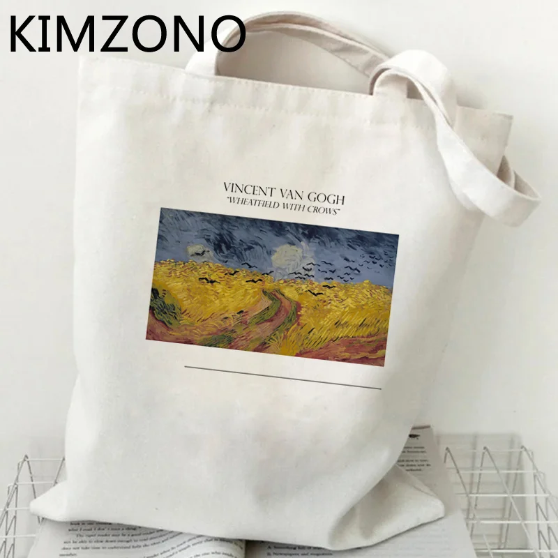 

Сумка для покупок Van Gogh, Холщовая Сумка для покупок, складная сумка для покупок, складная сумка для покупок