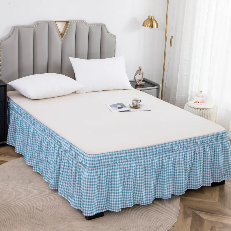 

Universal Double Bed Skirt, Wrap Around, Ruffled Bed Skirt, Creative Bedroom Decoration, Four Seasons, 2 Pack